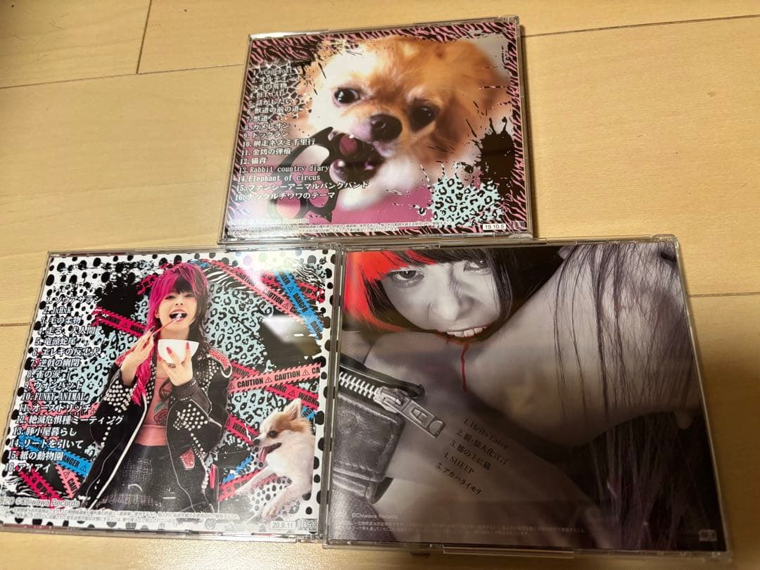 ナックルチワワ　3CD 、1ステッカー 、1パッチ