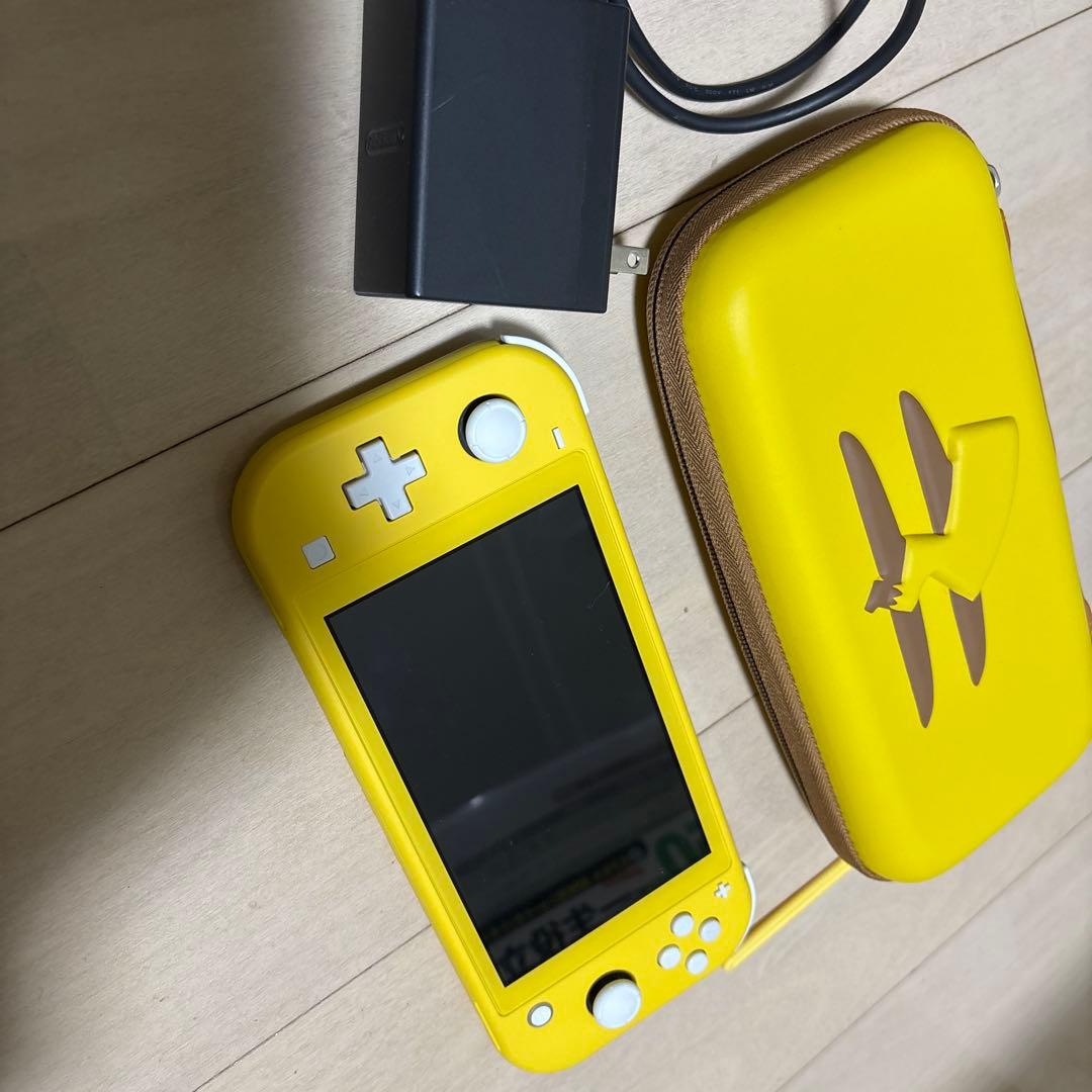 Nintendo Switch Lite イエロー 本体 + ケース + 充電器