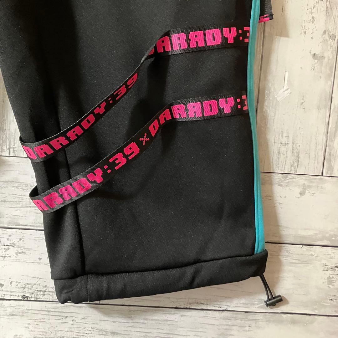 【ほぼ未使用】DARRDY×初音ミク 2wayジャージパンツ ワイドカーゴパンツ