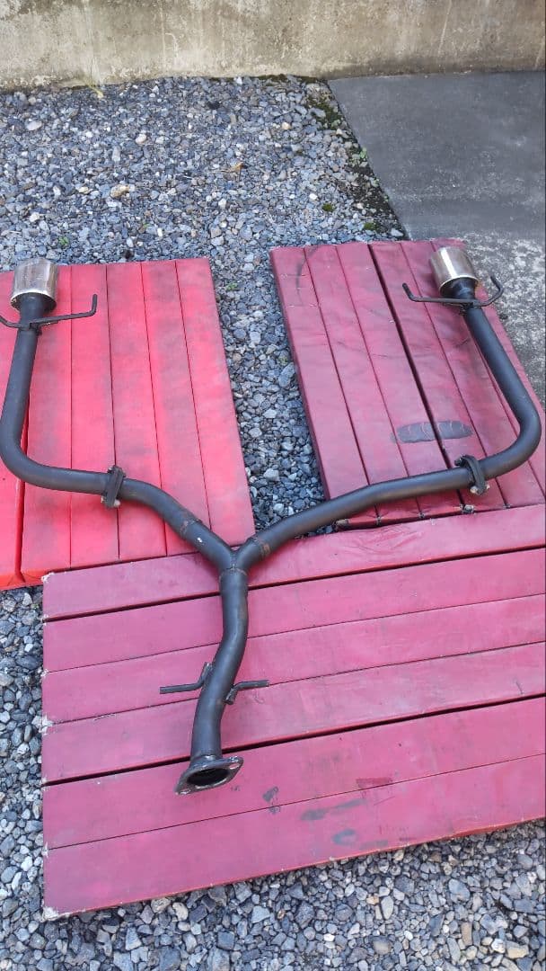 18クラウン　リアピースストレートマフラー