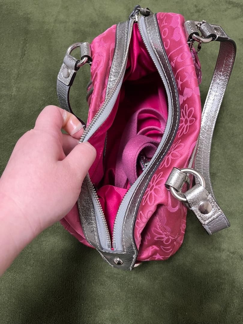 【希少】【美品】COACH mini boston pink handbag
