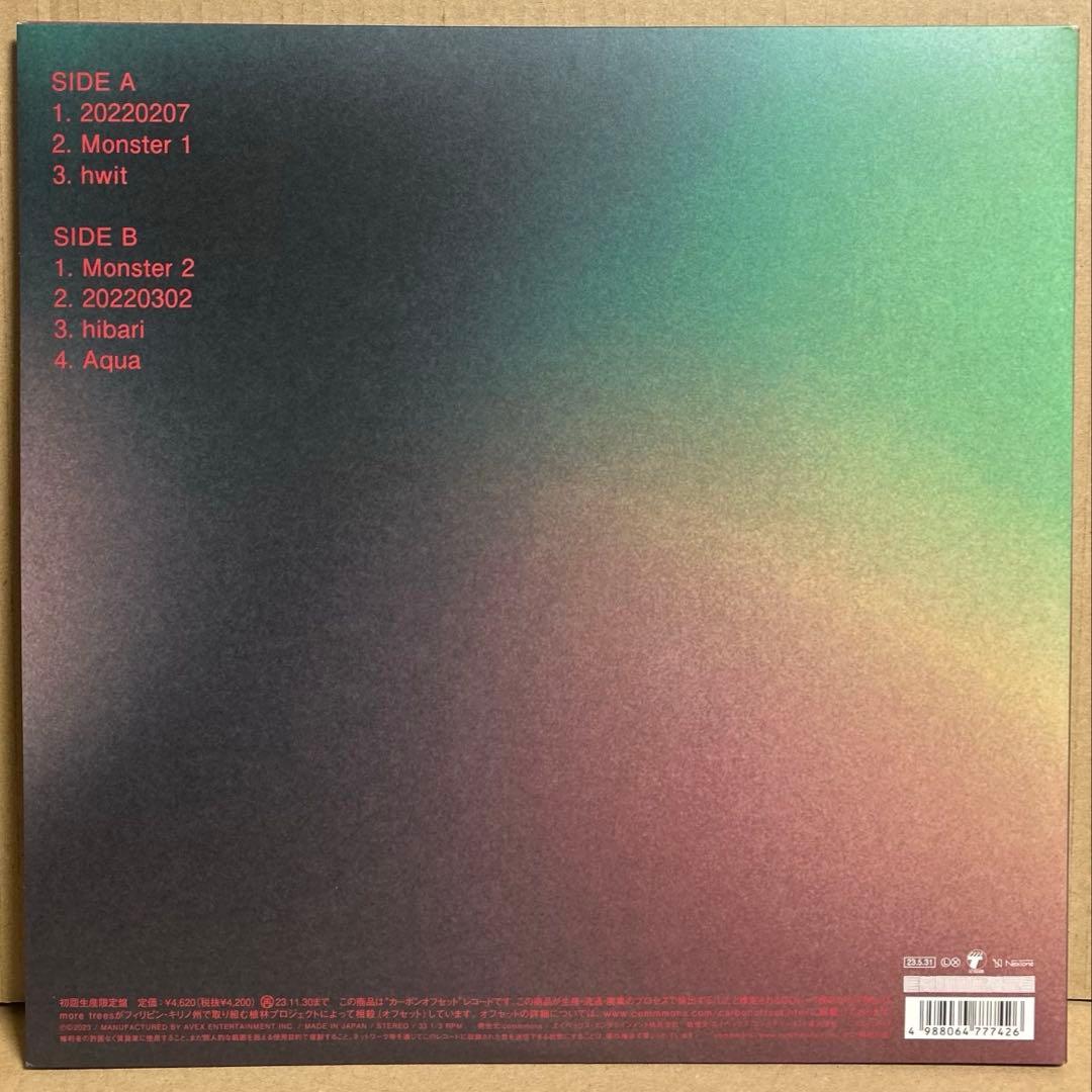 【初回生産限定盤】 怪物 サウンドトラック LPレコード 坂本龍一 是枝裕和