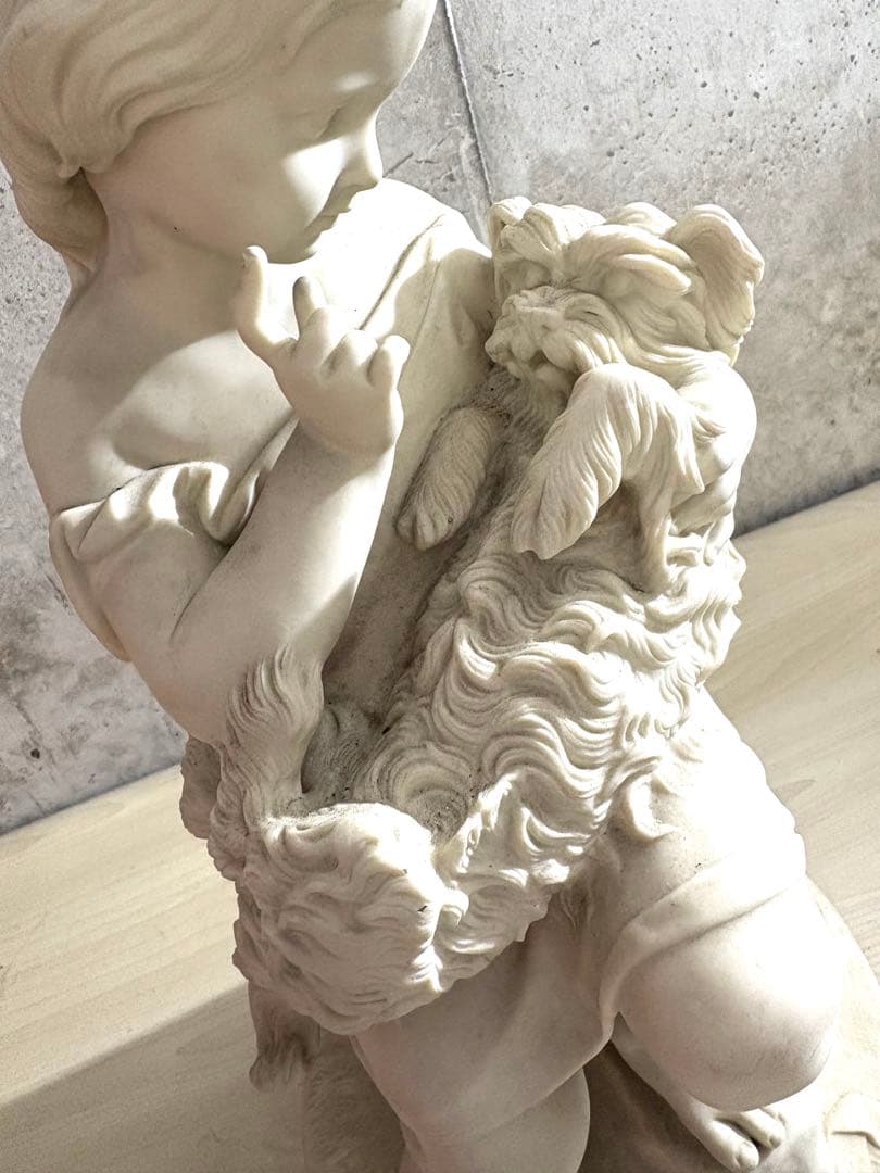 19世紀 アンティーク パリアン像 コープランド Go to sleep