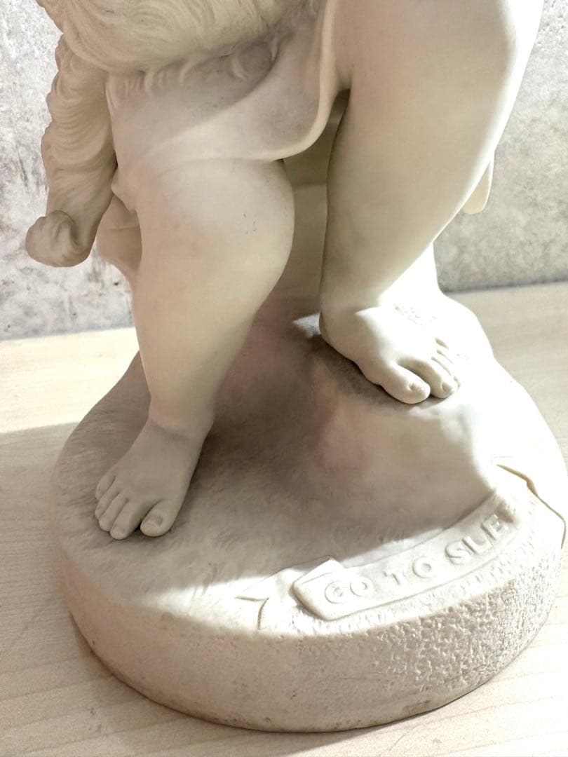 19世紀 アンティーク パリアン像 コープランド Go to sleep