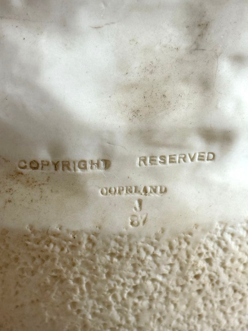 19世紀 アンティーク パリアン像 コープランド Go to sleep