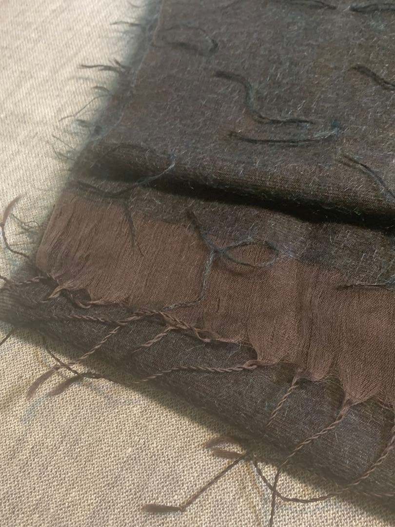 ISSEY MIYAKE PERMANENTE 大判ストール　緑 かなりの美品