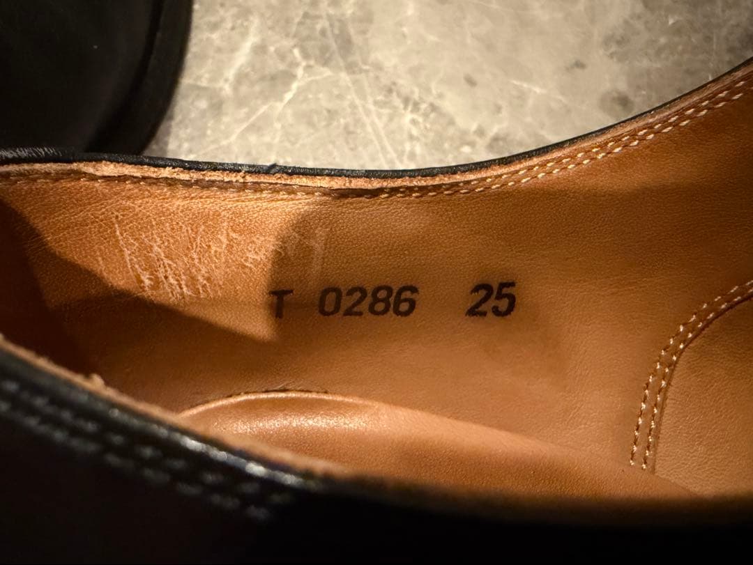 【木製シューキーパー付属】スコッチグレイン T0286 25.0cm