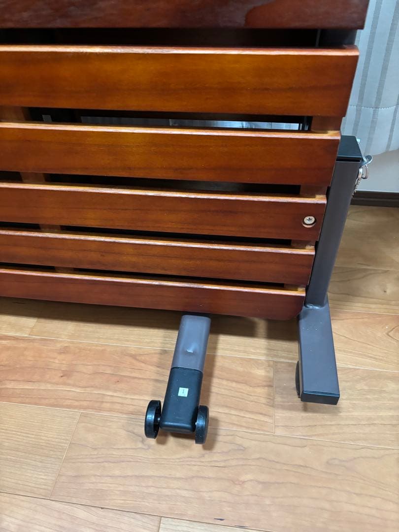 MiNiMAL 木製折りたたみ すのこベッド シングルサイズ