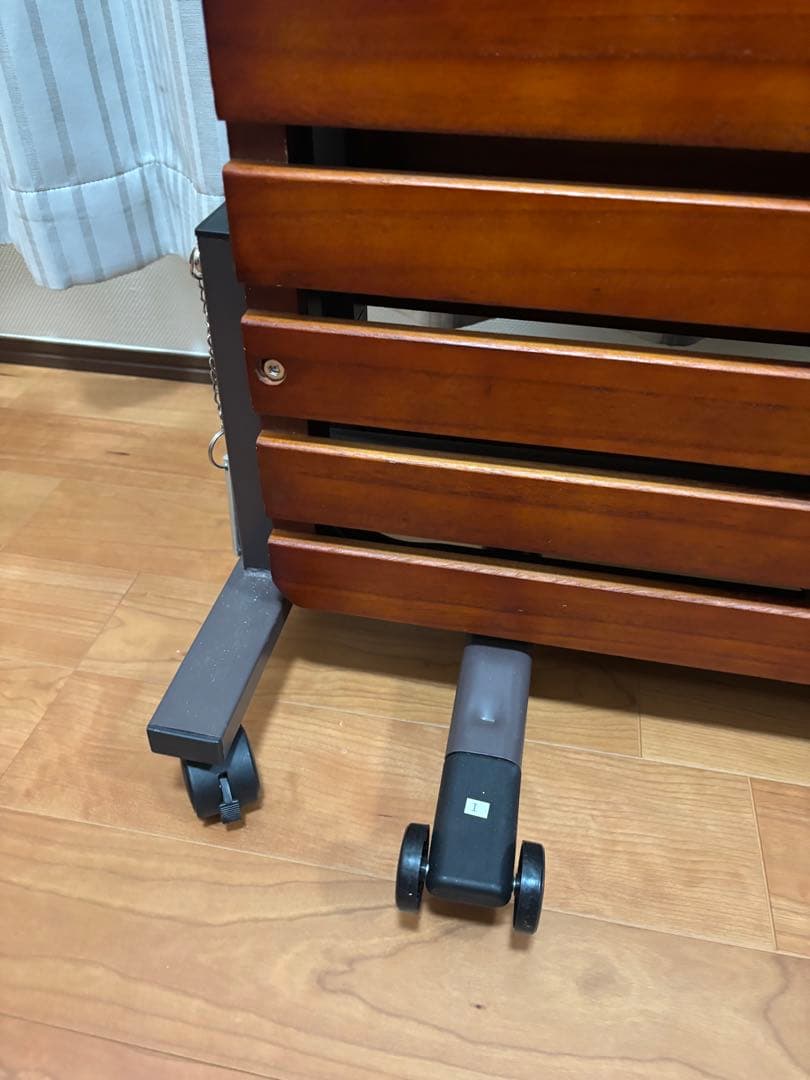 MiNiMAL 木製折りたたみ すのこベッド シングルサイズ