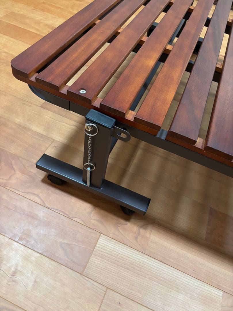 MiNiMAL 木製折りたたみ すのこベッド シングルサイズ