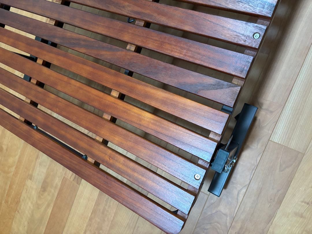 MiNiMAL 木製折りたたみ すのこベッド シングルサイズ