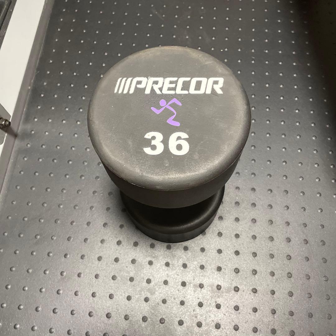 最終値下げ！！プリコー　PRECOR 36kg ダンベル１個