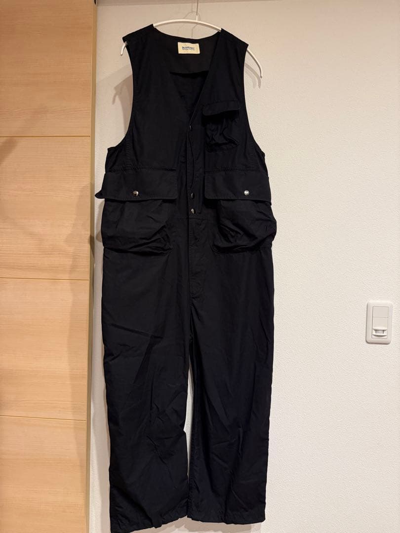 beams boy コットンウェザー　ハンティングベスト　オールインワン