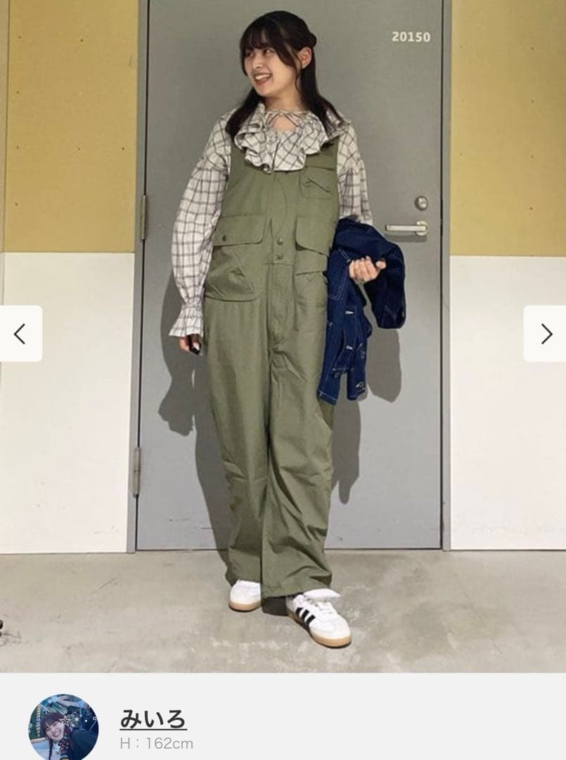 beams boy コットンウェザー　ハンティングベスト　オールインワン