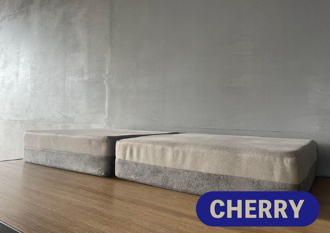 『CHERRY』桜屋工業 座布団 リビング座布団 クッション ２個セット