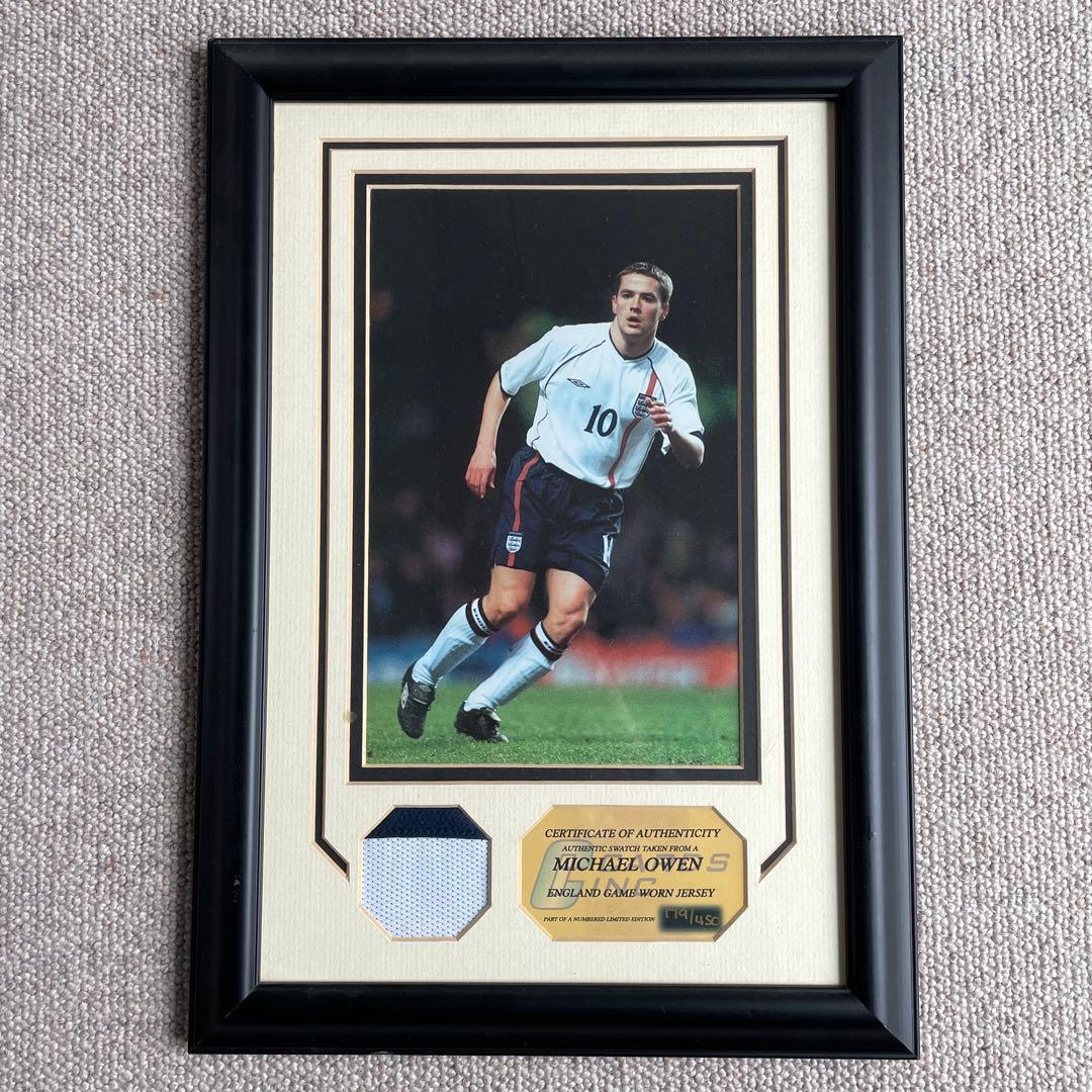 希少 マイケル・オーウェン 記念グッズ
