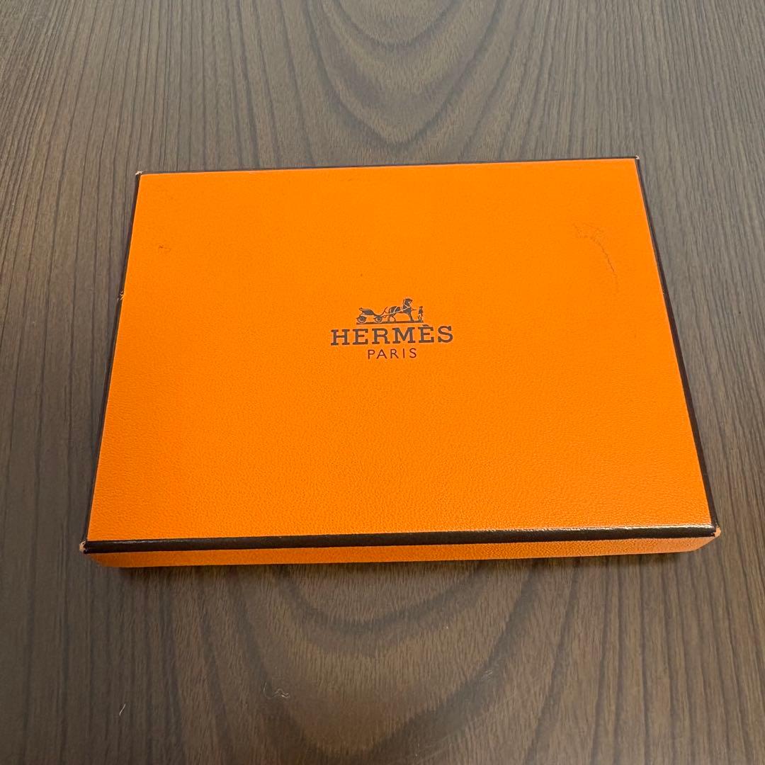 エルメス　イヤホンホルダー　水色　ブルー