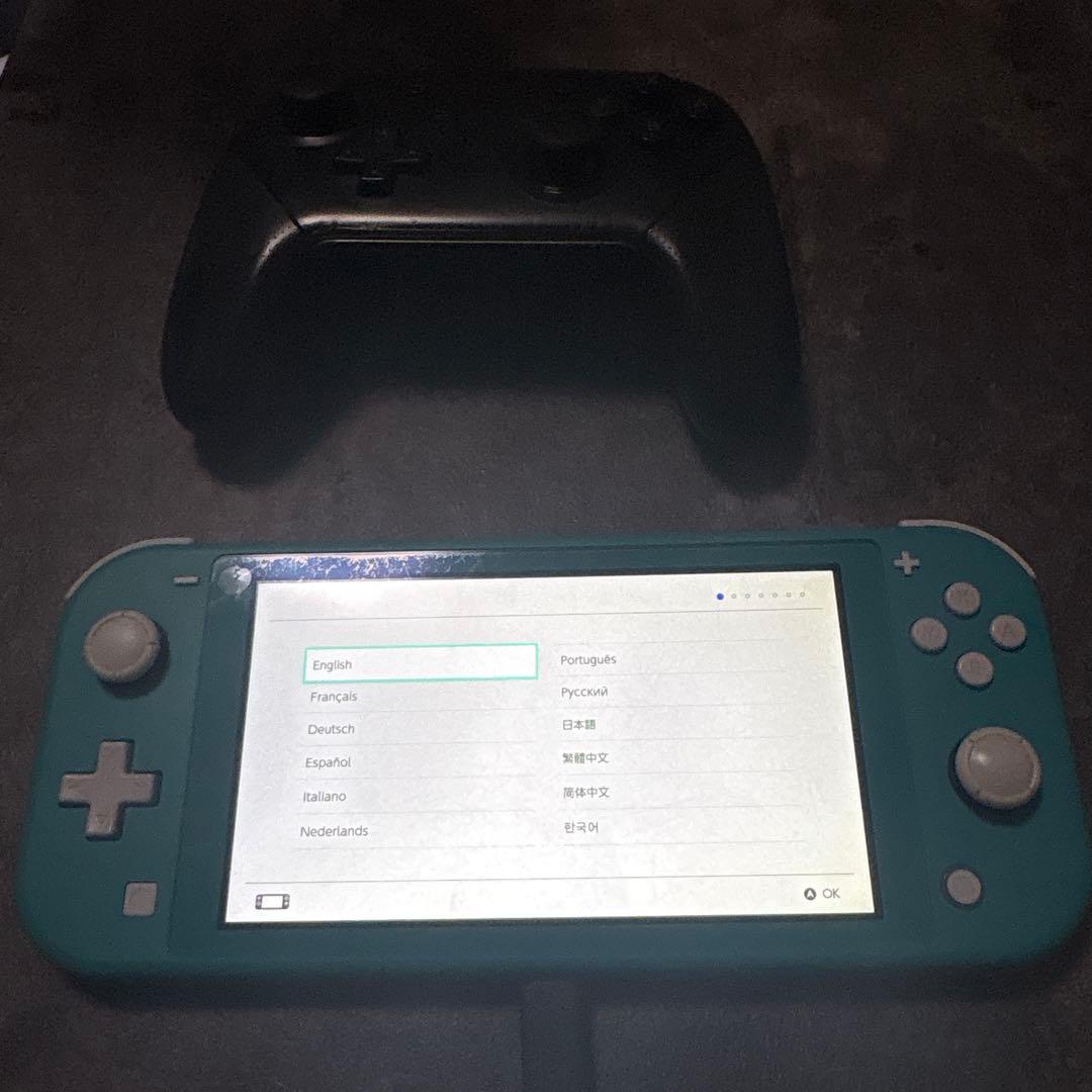 Switchライト　プロコン　ジャンク品　充電器付き