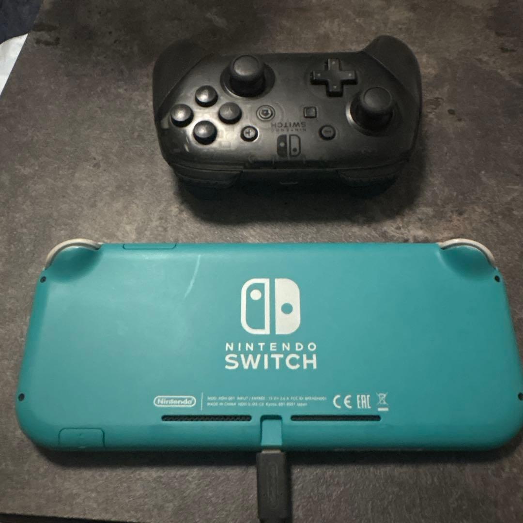 Switchライト　プロコン　ジャンク品　充電器付き