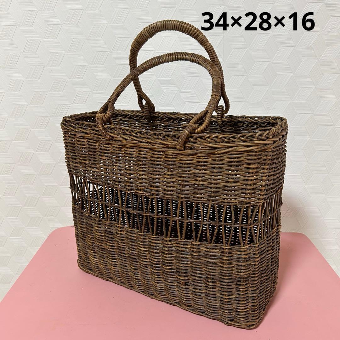 【お買い得品❣️】あけび籠 34×28×16