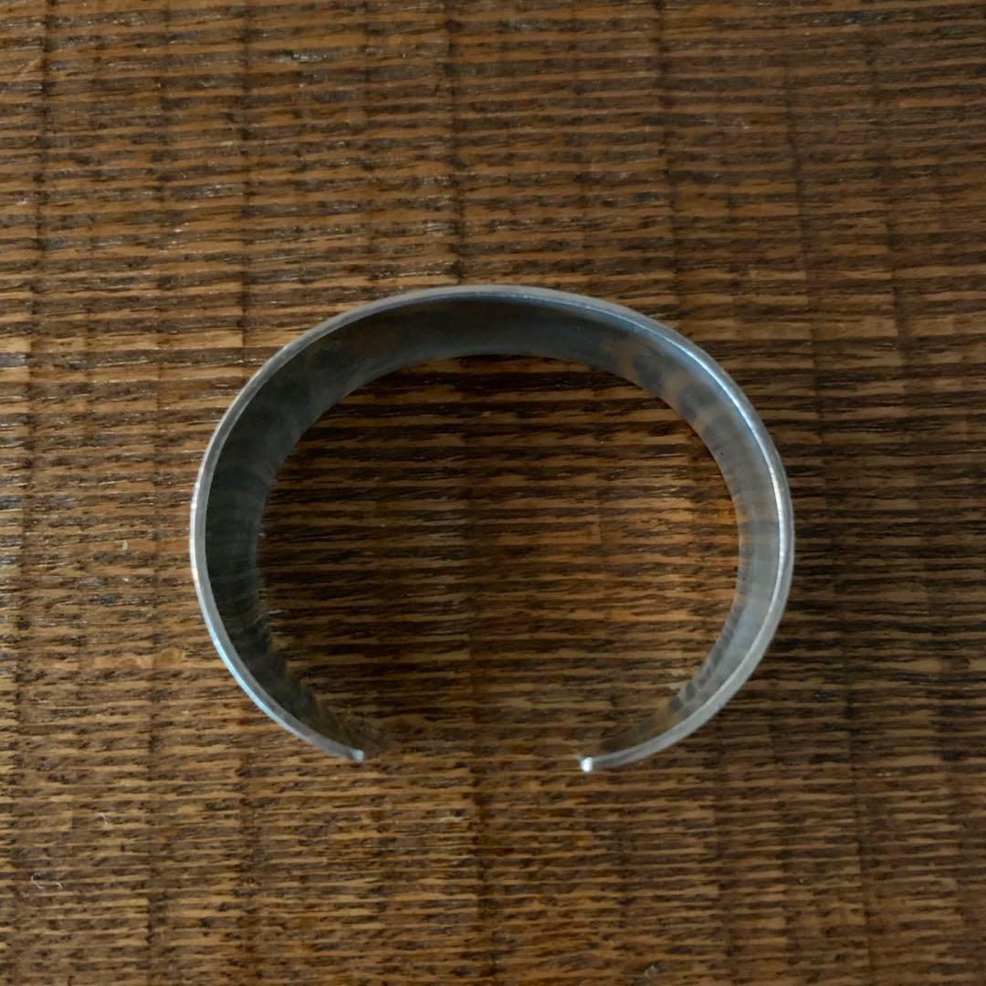 ユニセックス ナバホ族 希少ANDY CADMAN シルバー925 バングル