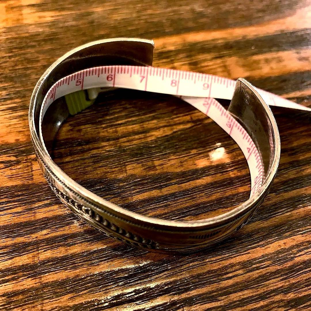 ユニセックス ナバホ族 希少ANDY CADMAN シルバー925 バングル