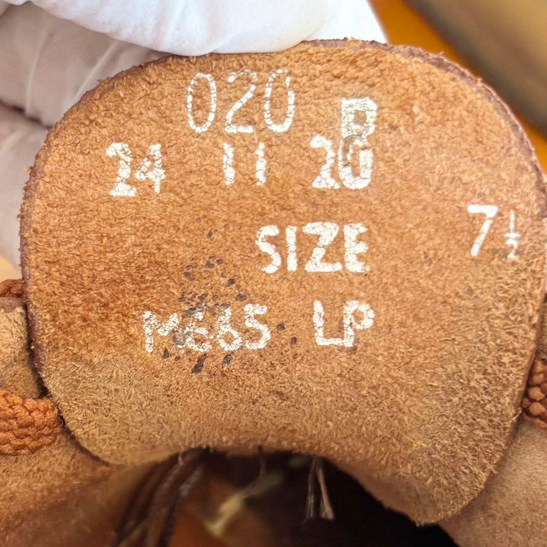 美品　ユナイテッドアローズ別注　パドモア&バーンズ　ラガー　天然皮革　茶　694