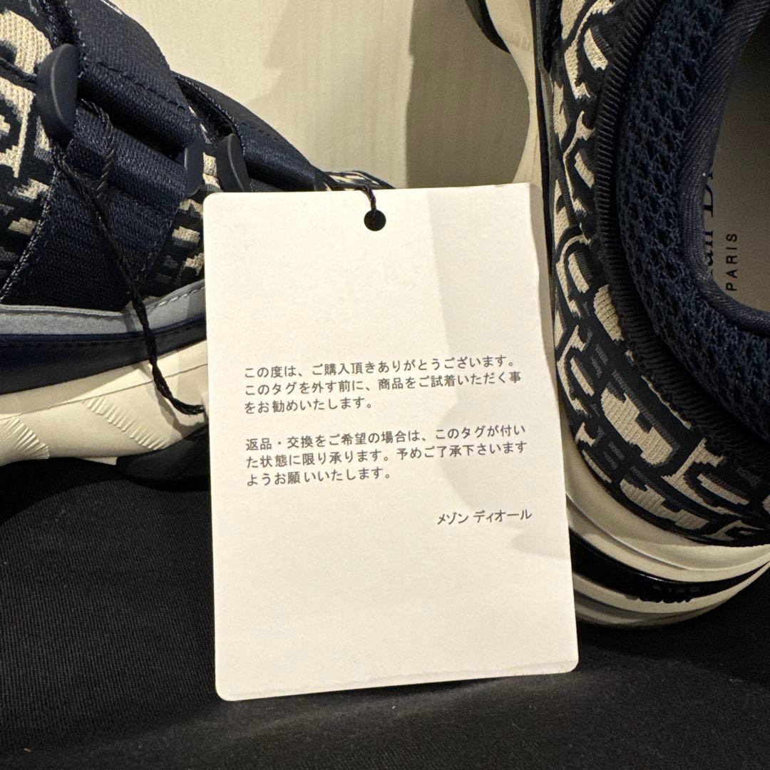 新品　CHRISTIAN DIOR スニーカー ネイビー/ホワイト