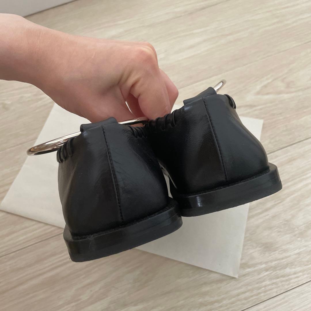 jilsander メタルアンクレットバレエシューズ　パンプス36
