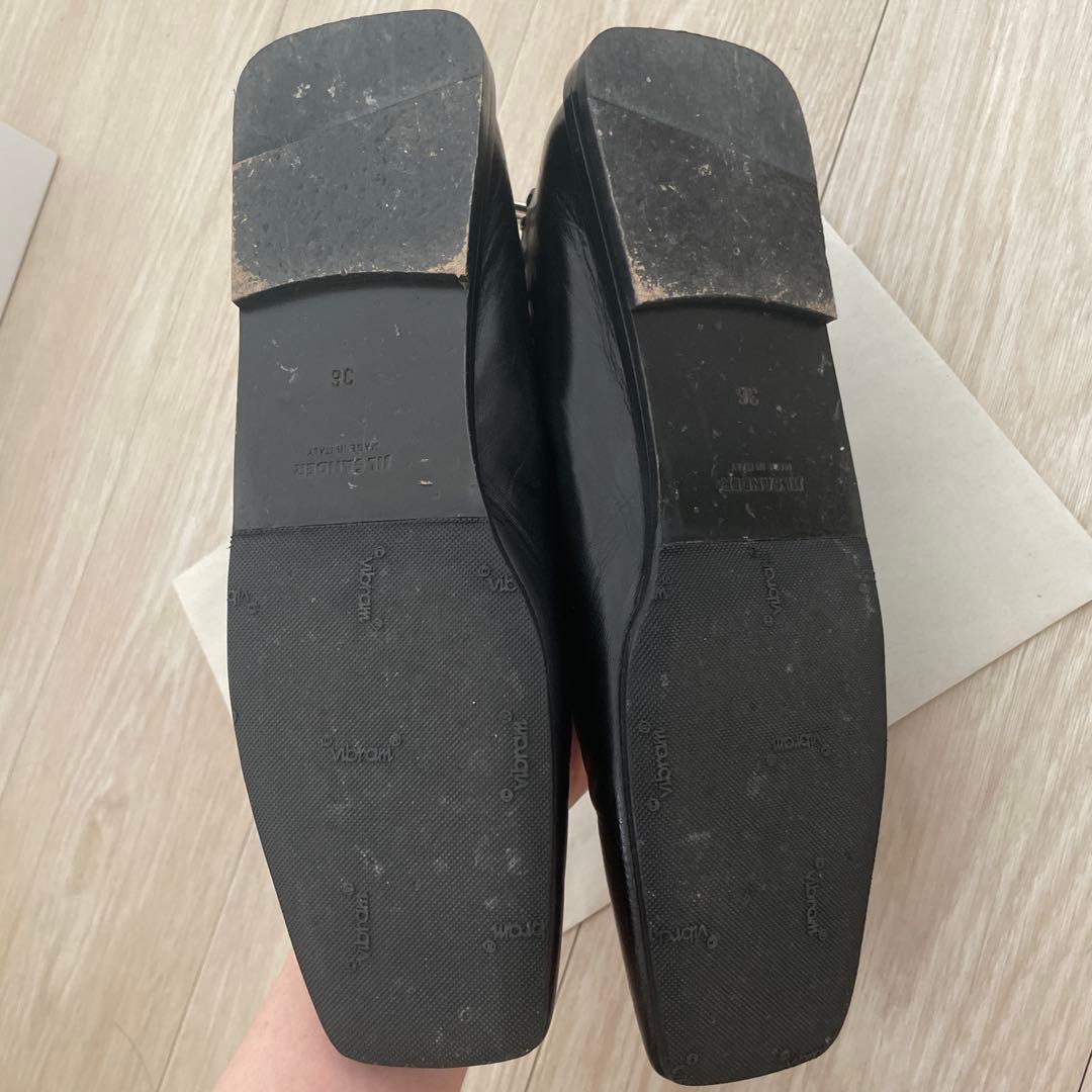 jilsander メタルアンクレットバレエシューズ　パンプス36