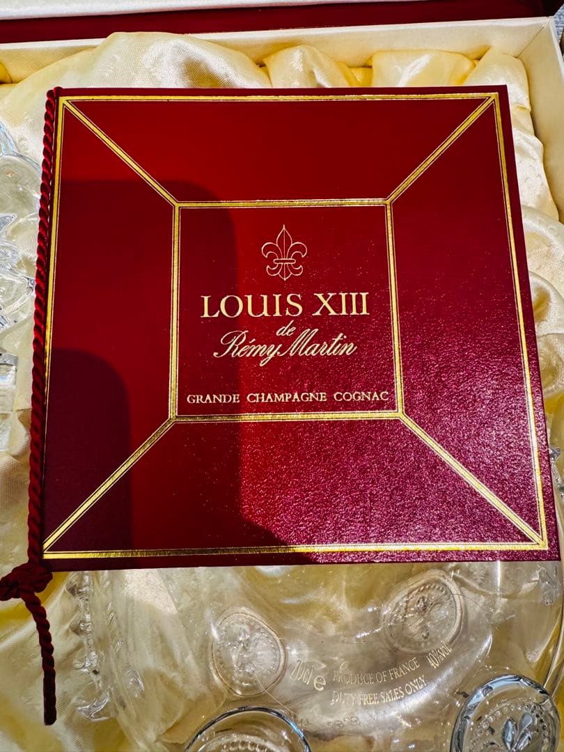 LOUIS XIII Rémy Martin ブランデー空瓶ケース有　ルイ13世