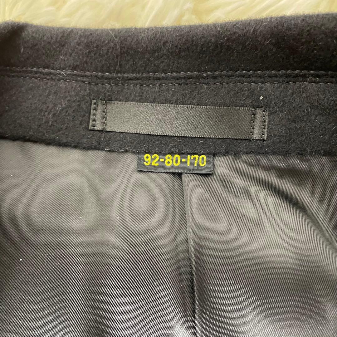 【極美品】Chipp チェスターコート　カシミヤ100% 黒　Ｌ　スタイリッシュ