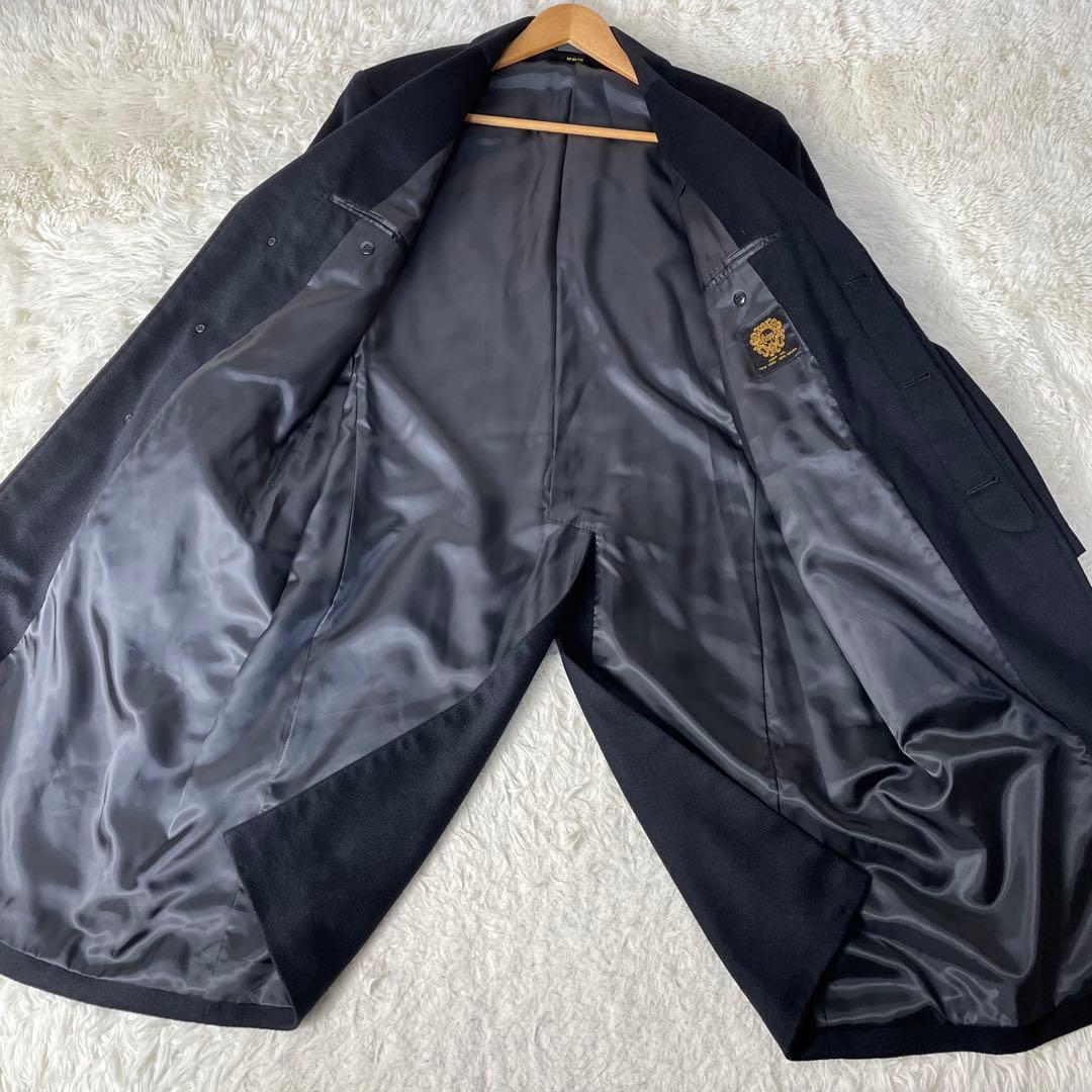 【極美品】Chipp チェスターコート　カシミヤ100% 黒　Ｌ　スタイリッシュ