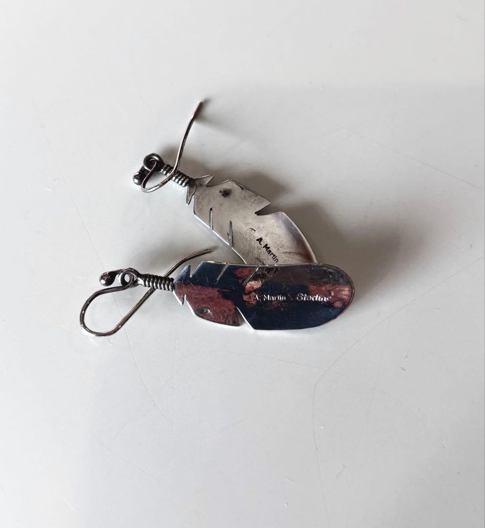 Harpo ハルポ インディアンジュエリー シルバー 925フェザー ピアス