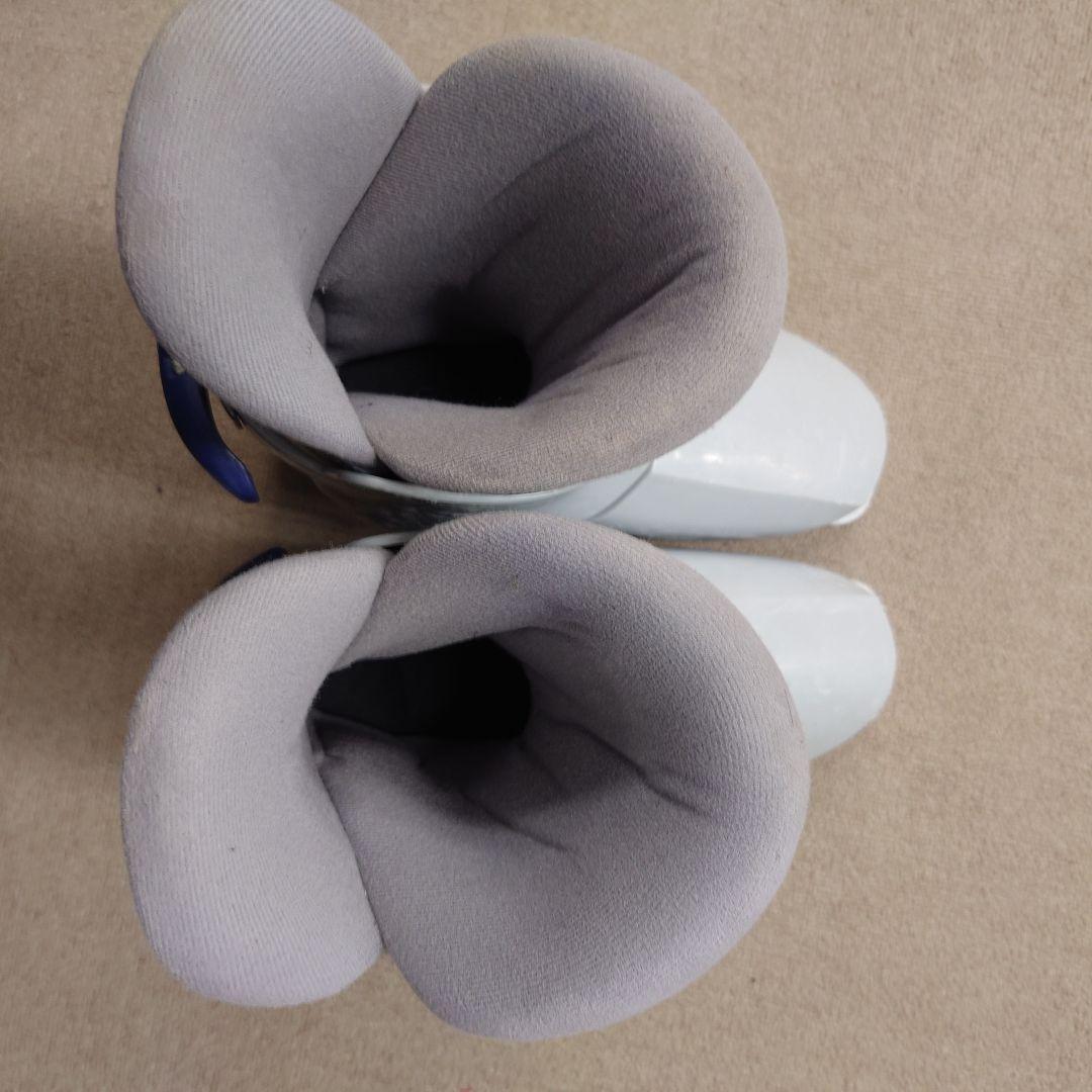 ④滑れる状態で発送 使用済ジュニアスキー150cmブーツ25cm ポールはおまけ