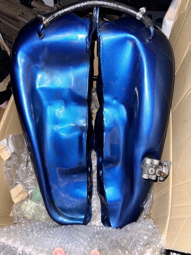 ハーレーダビッドソン　5ガロン　分割タンク　ショベル　送料込み！！