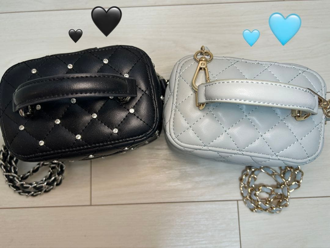 Darich ダーリッチ キルティングスクエアミニバッグ2つセット