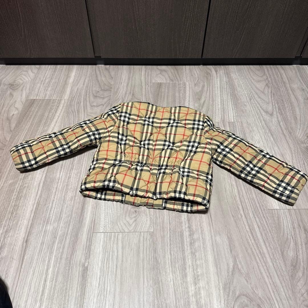 BURBERRY チェック柄ダウンジャケット 4Y/104cm