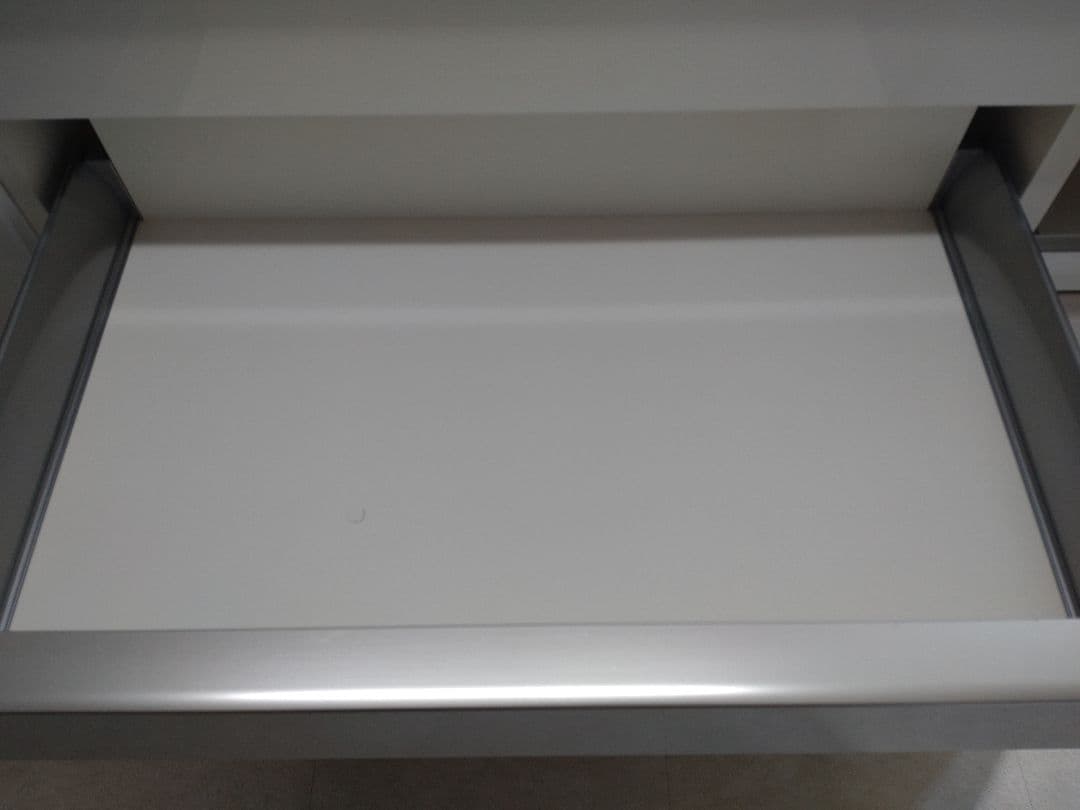 パモウナ 160cm幅　奥行き50cm ハイカウンター　ホワイト