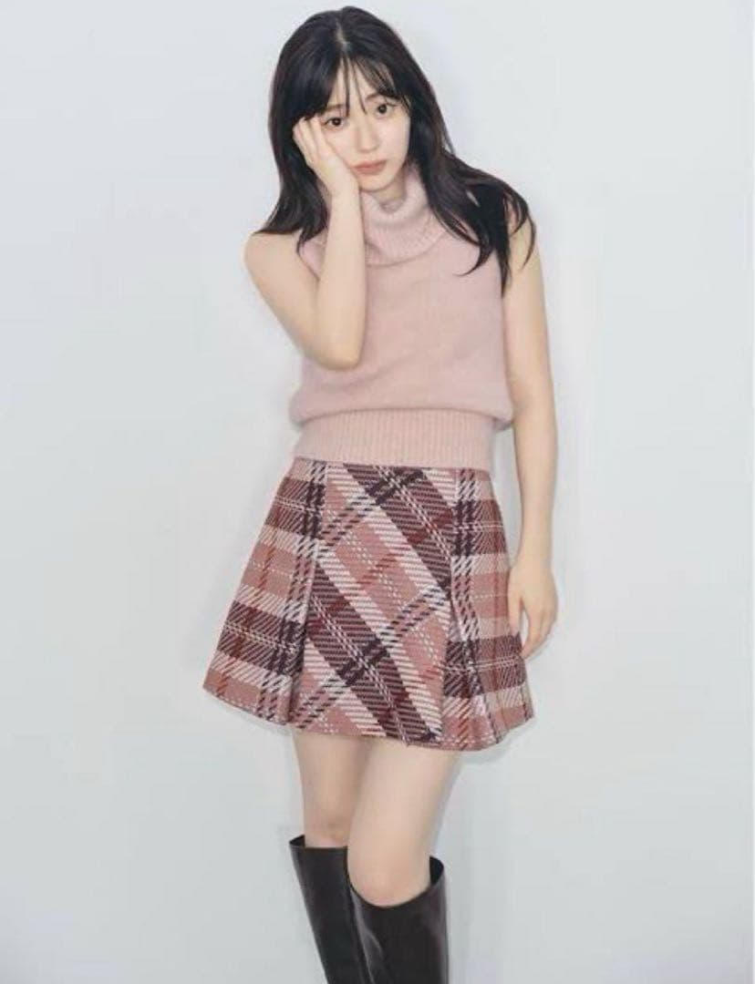 SNIDEL スナイデル ロービングチェックスカート