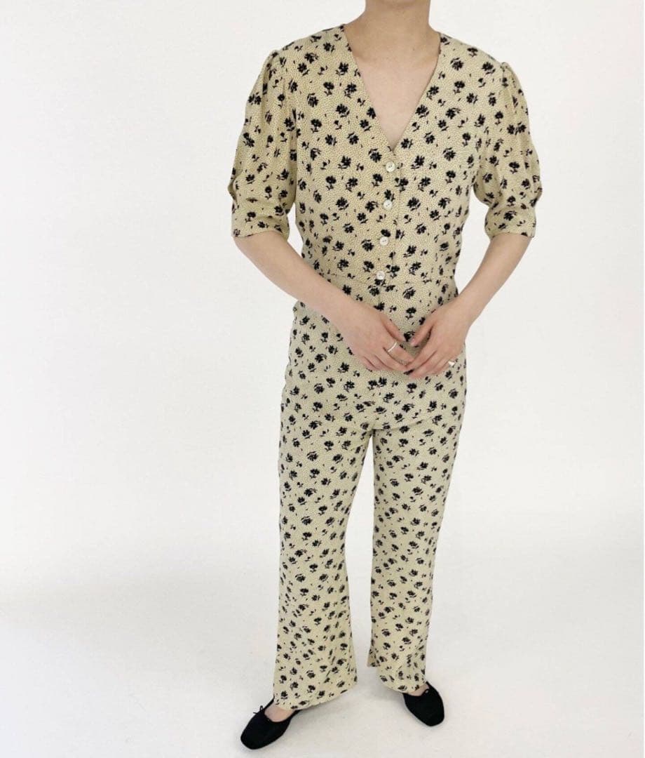 新品未使用タグ付 EDIT.FOR LULU ヴィンテージフラワーオールインワン