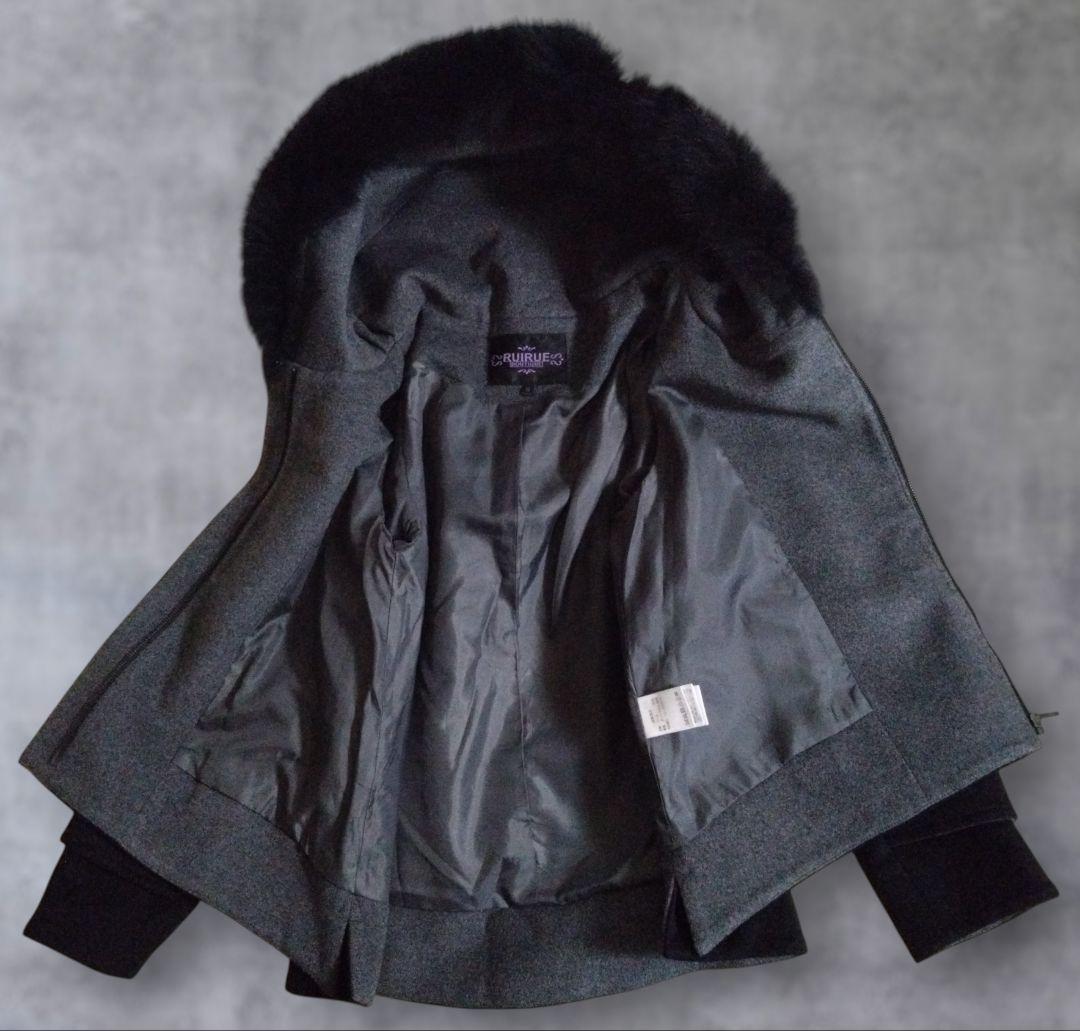 【美品】ルイルエブティック　フォックスファー ショートコート【即購入可】