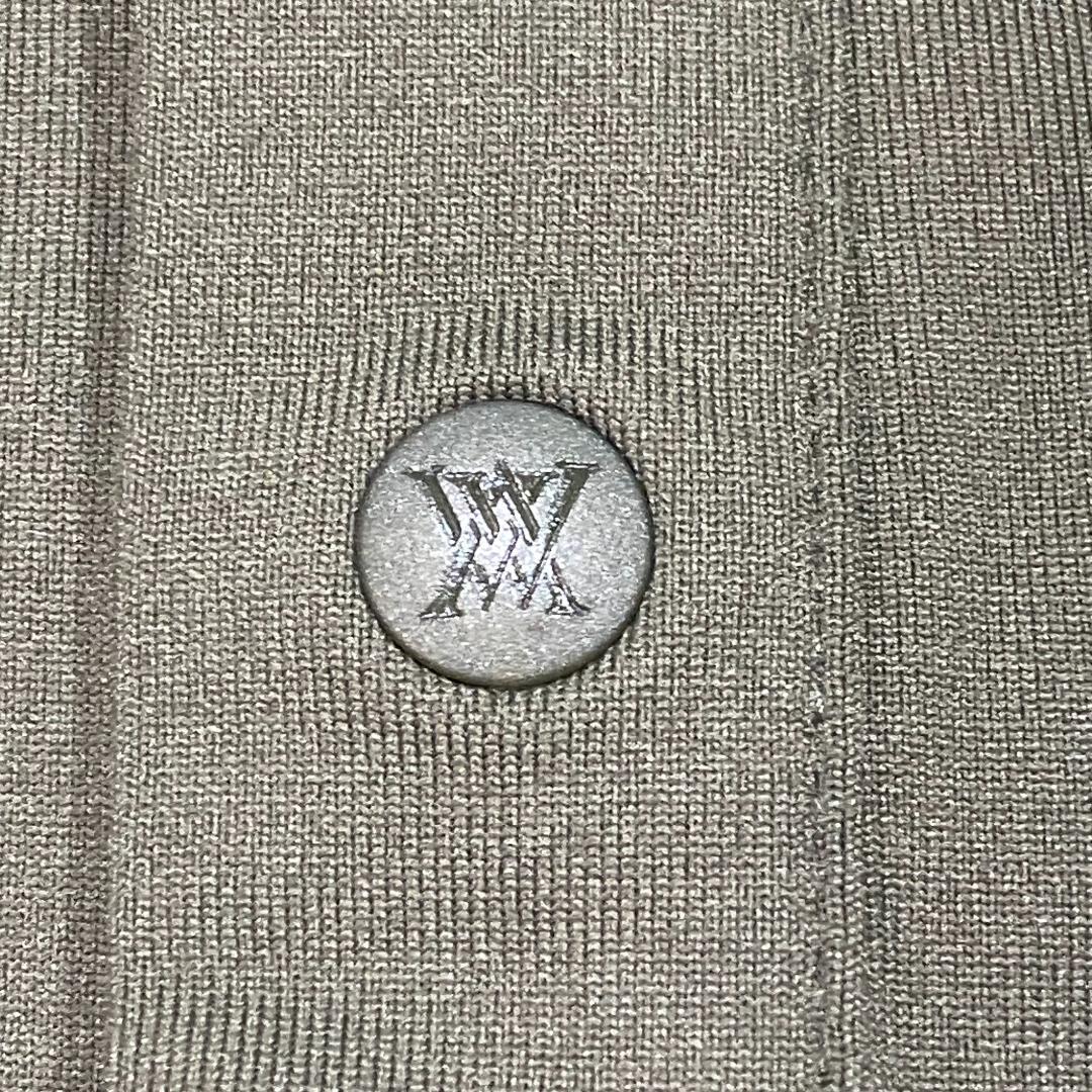 ANEW GOLF アニュー ゴルフ 半袖 ストレッチ ポロシャツ M カーキ