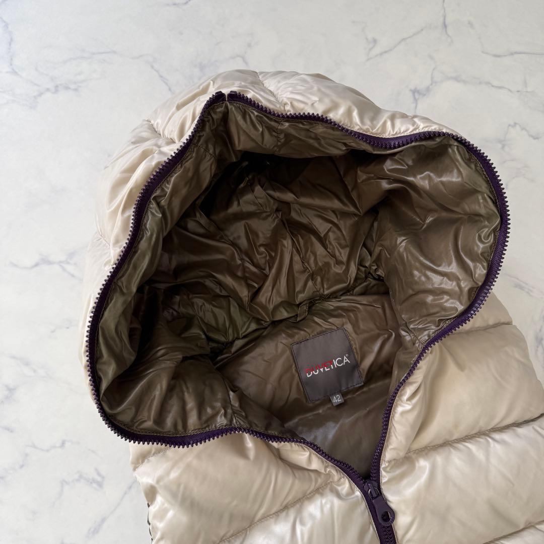☆美品☆ DUVETICA FEBE レディース ベージュ　ダウンベスト