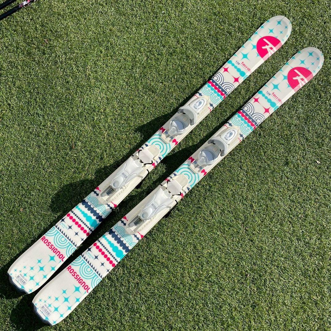 スキー　子ども　ジュニア　3点セット　スキー板　ブーツ　ストック　ロシニョール