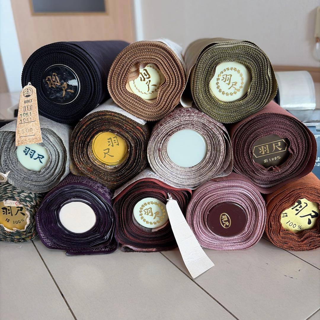 A*A様 ■S021■未使用品■正絹■美品　羽尺　反物　12点セット■大量まとめ