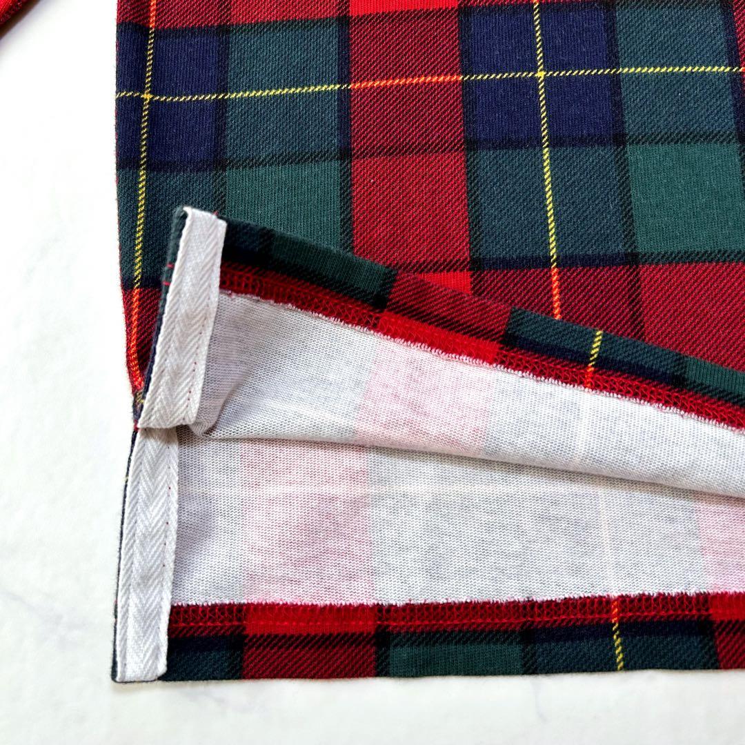 新品タグ付き ポロラルフローレン チェック柄 ラガーシャツ ビッグポニー