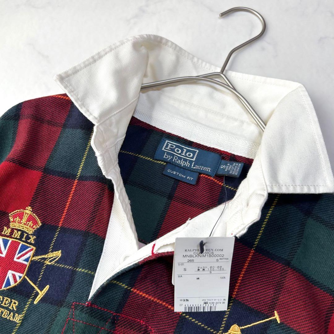 新品タグ付き ポロラルフローレン チェック柄 ラガーシャツ ビッグポニー