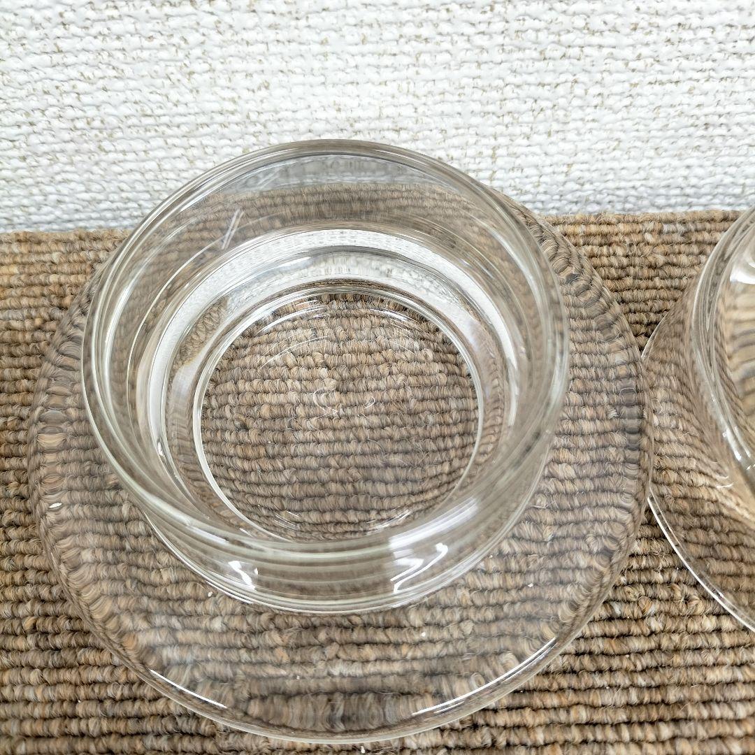 ガラス製ディップボウル,バターディッシュ 展示品(H-2507IN50)