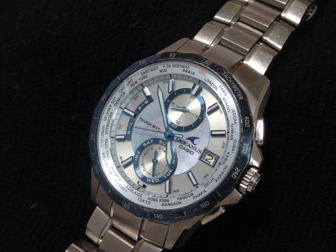 カ*ヤ様 【マンタ白蝶貝】カシオオシアナスマンタ OCW-S2000P-2AJF